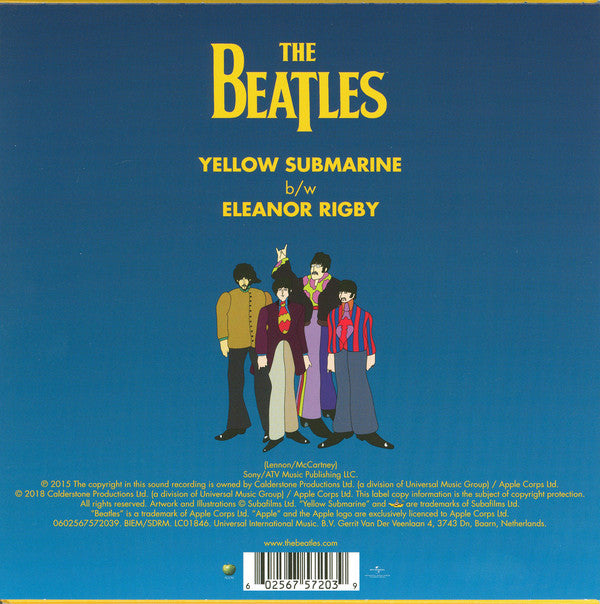 The Beatles : Yellow Submarine b/w Eleanor Rigby (7", Single, Ltd, Pic, RE, RM)