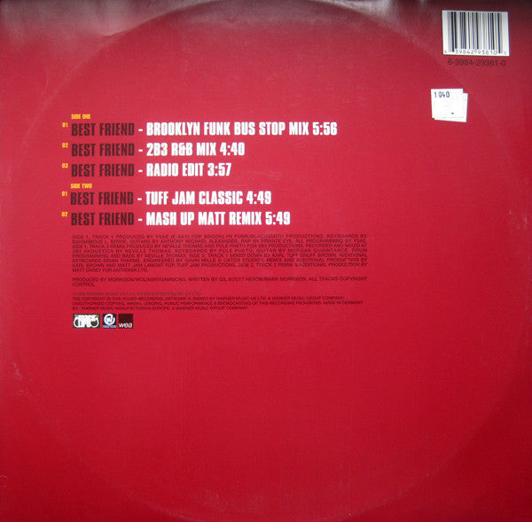 Mark Morrison & Conner Reeves : Best Friend (12")
