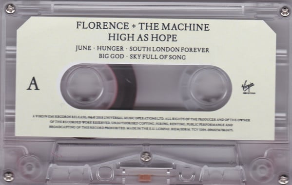 Florence And The Machine : High As Hope (Cass, Album, Ltd, Cle)