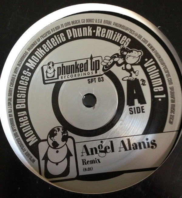 Monkey Business : Monkedelic Phunk (Angel Alanis & Dj Vitamin D Remixes) (12")