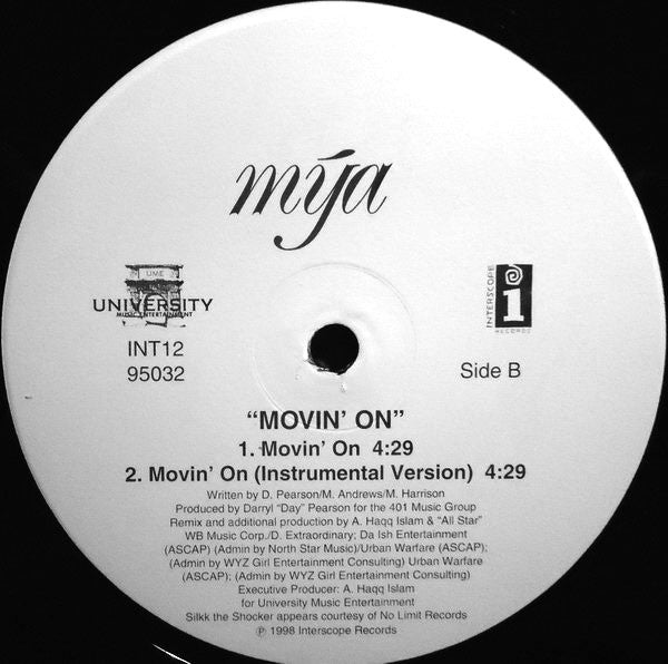 Mya : Movin' On (12")