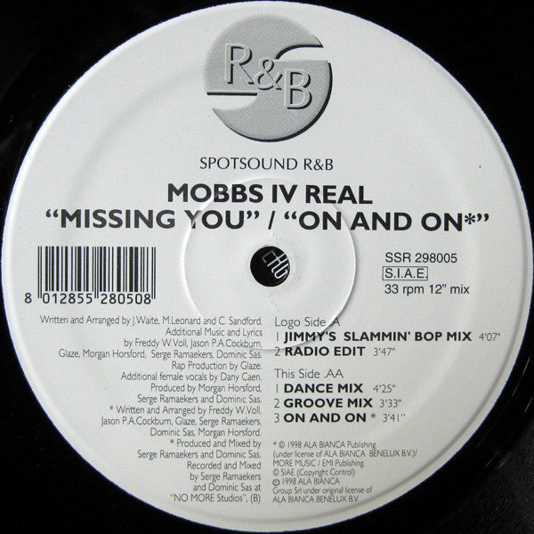 Mobbs IV Real : Missing You (12")
