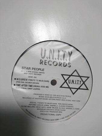 Star People (2) : Time After Time (12", EP, Promo)