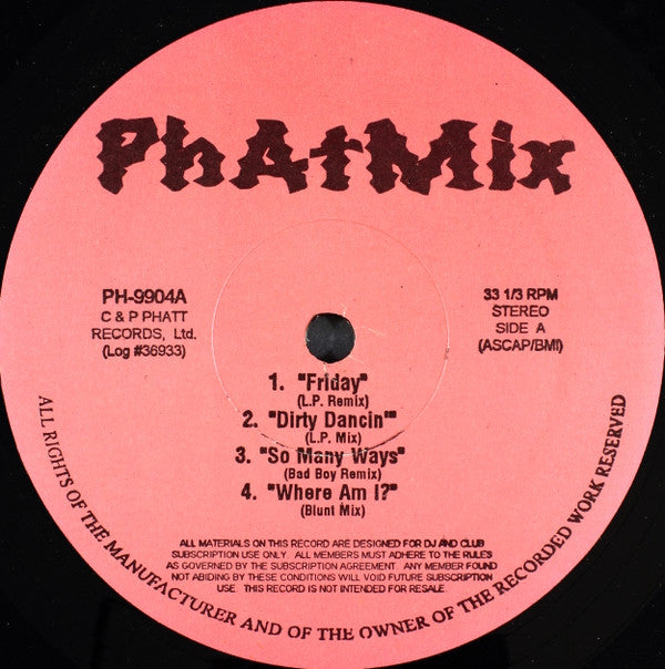 Various : Phat Mix (12", Comp, Unofficial)