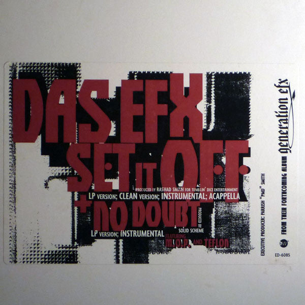Das EFX : Set It Off (12", Promo)