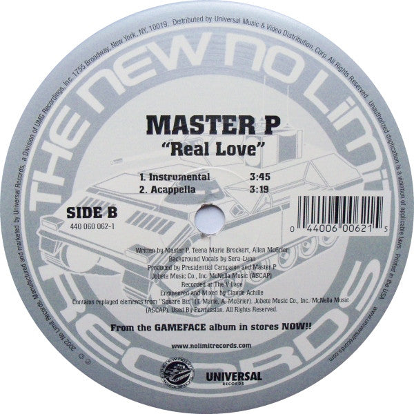 Master P : Real Love (12")
