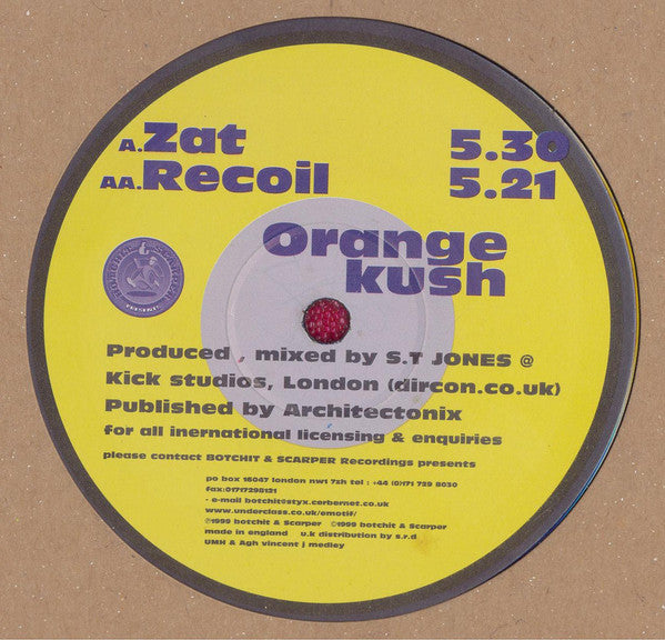 Orange Kush : Zat (12")