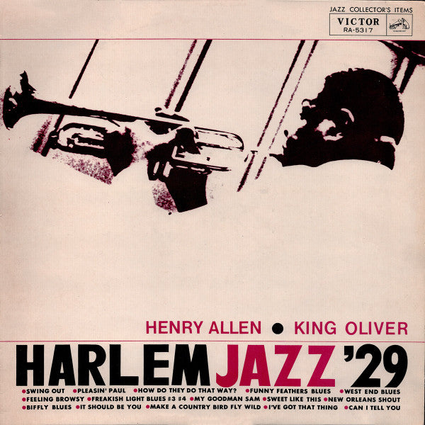 Henry "Red" Allen, King Oliver : Harlem Jazz '29 (LP, Comp)
