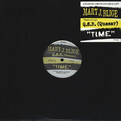 Mary J. Blige Featuring: QSR : Time (12", Ltd)
