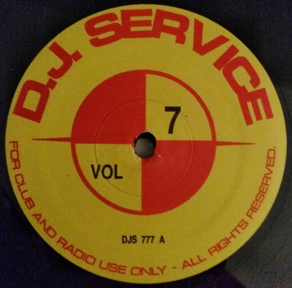 Various : D.J. Service Vol. 7 (12", EP, Unofficial)