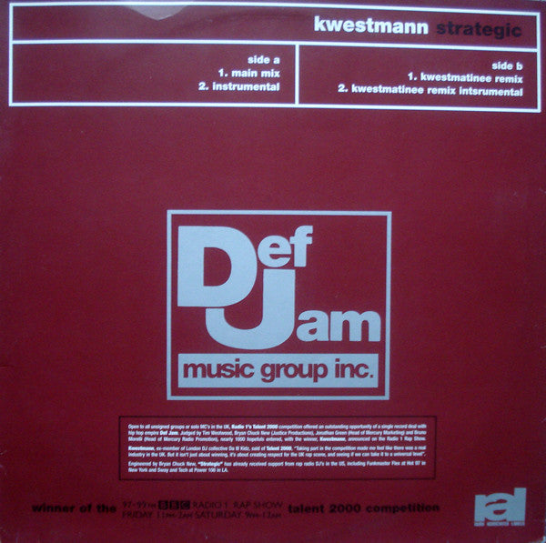 Kwestmann : Strategic (12")