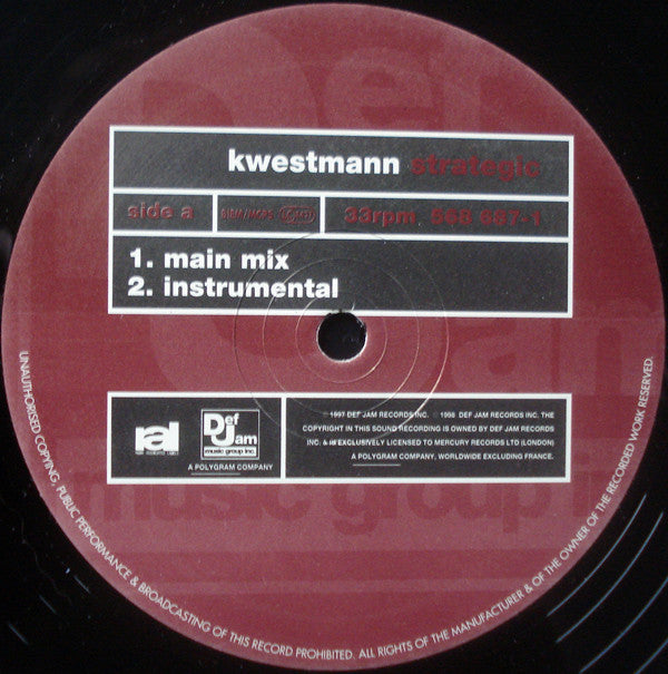Kwestmann : Strategic (12")