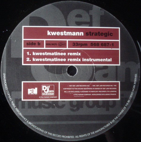 Kwestmann : Strategic (12")