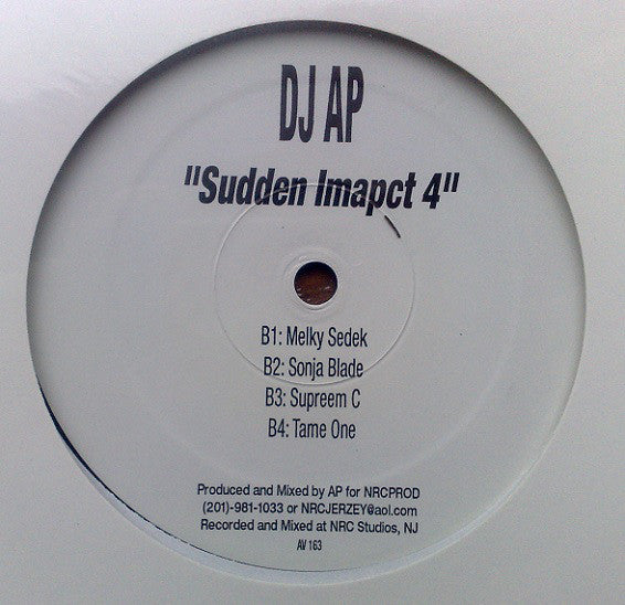 DJ A.P. : Sudden Impact 4 (12")