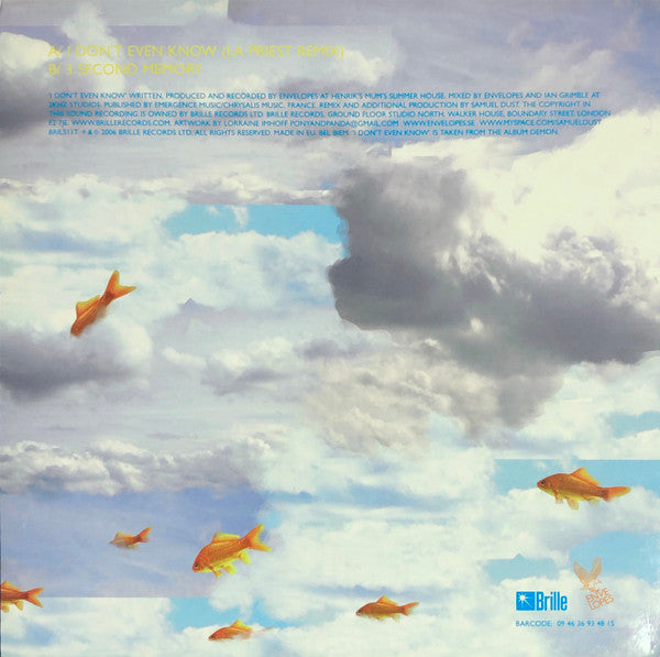 Envelopes : I Don't Even Know Remix (12", S/Sided, Etch)