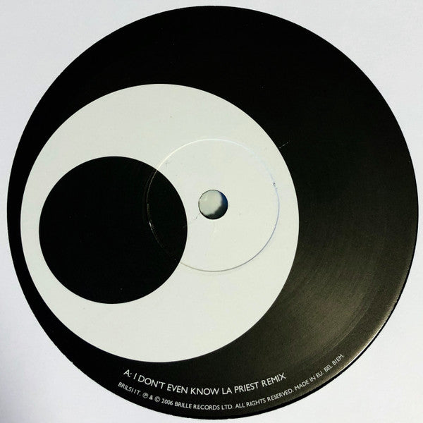 Envelopes : I Don't Even Know Remix (12", S/Sided, Etch)