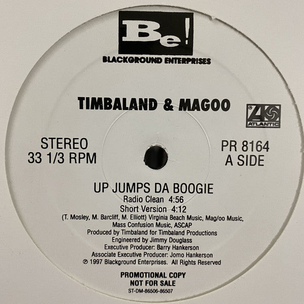 Timbaland & Magoo : Up Jumps Da Boogie (12", Promo)
