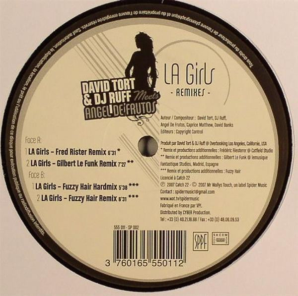 David Tort & DJ Ruff Meets Angel De Frutos : LA Girls Remixes (12")