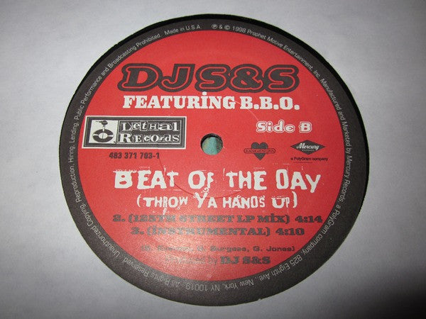 DJ S&S : Beat Of The Day (Throw Ya Hands Up) (12")