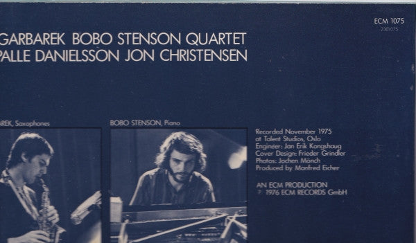 Jan Garbarek - Bobo Stenson Quartet : Dansere (LP, Album)