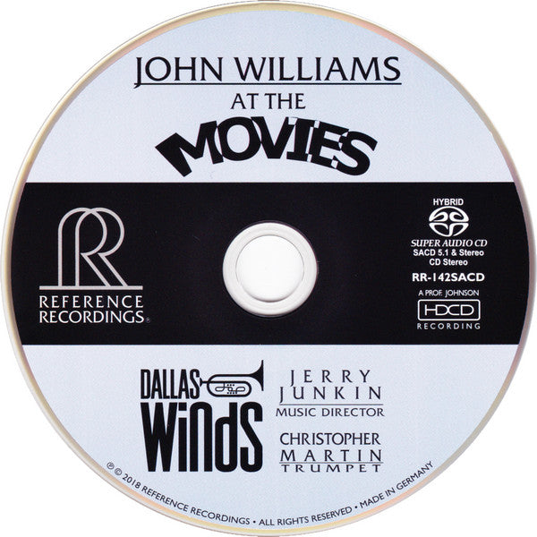Dallas Wind Symphony, John Williams (4) : John Williams At The Movies (SACD, Hybrid, Multichannel, Album)