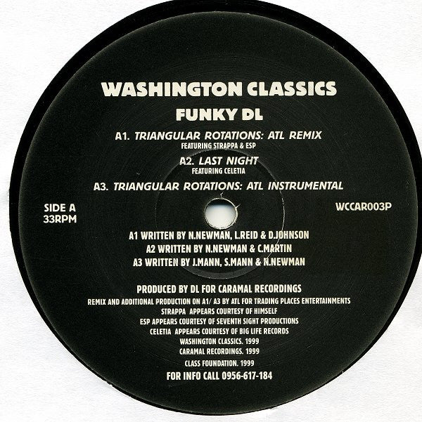 Funky DL / ATL : Triangular Rotation / Is It A Dream? (12")