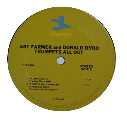 Art Farmer & Donald Byrd : Trumpets All Out (2xLP, Comp, RM)