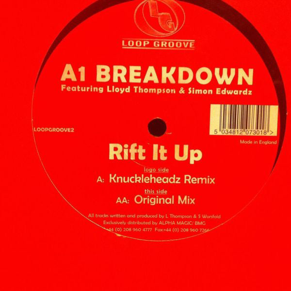 A1 Breakdown : Rift It Up (12")