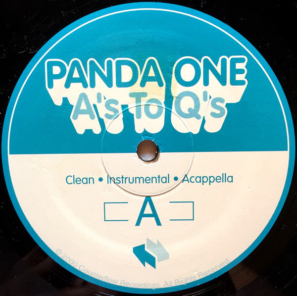 Panda One : A's To Q's (12")