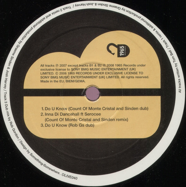 Toddla T : Do U Know (12", EP)