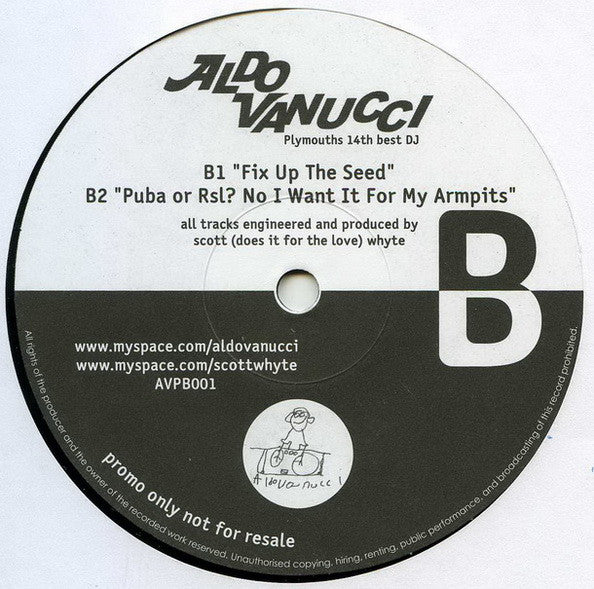Aldo Vanucci : Can I Get A Soul Clap (12")