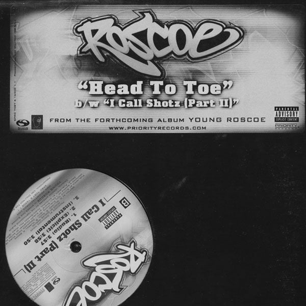Roscoe : Head To Toe / I Call Shotz (Part II) (12", Promo)