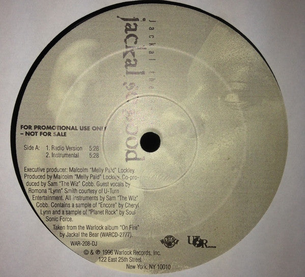 Jackal The Bear : Jackal So Good (12", Promo)
