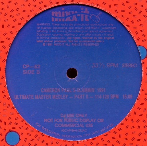 Various : Mixx-It 52 (12", Mixed, Promo)