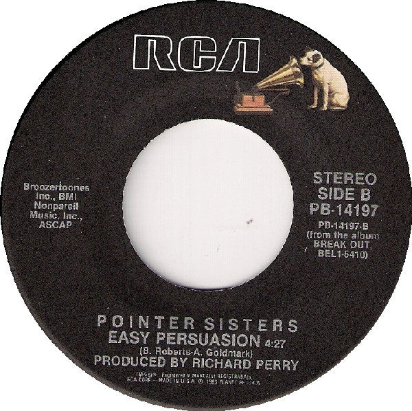 Pointer Sisters : Twist My Arm (7", Single, Styrene, Ind)