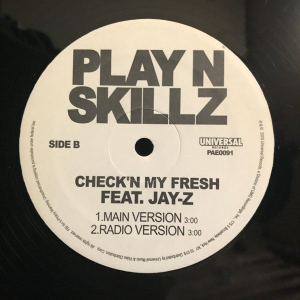 Play-N-Skillz : Angel Eyez / Check'n My Fresh (12")
