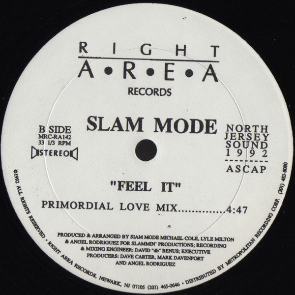 Slam Mode : Feel It (12")
