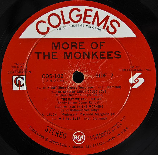 The Monkees : More Of The Monkees (LP, Album)