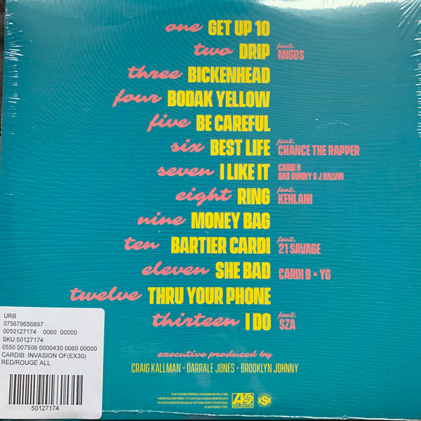 Cardi B : Invasion Of Privacy (2xLP, Album, Ltd, Red)