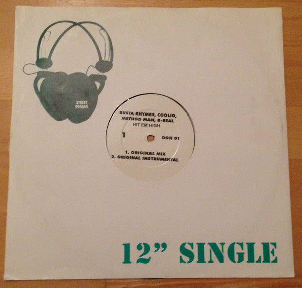 B-Real, Busta Rhymes, Coolio, LL Cool J & Method Man : Hit 'Em High (12", W/Lbl)