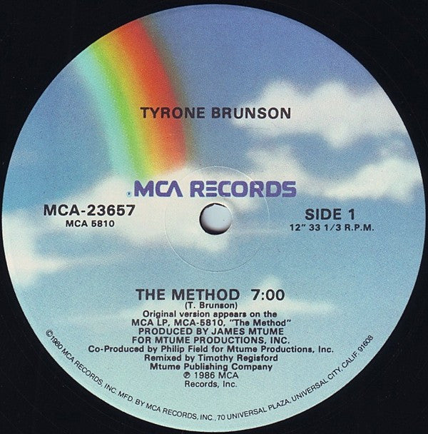 Tyrone Brunson : The Method (12" Version) (12")