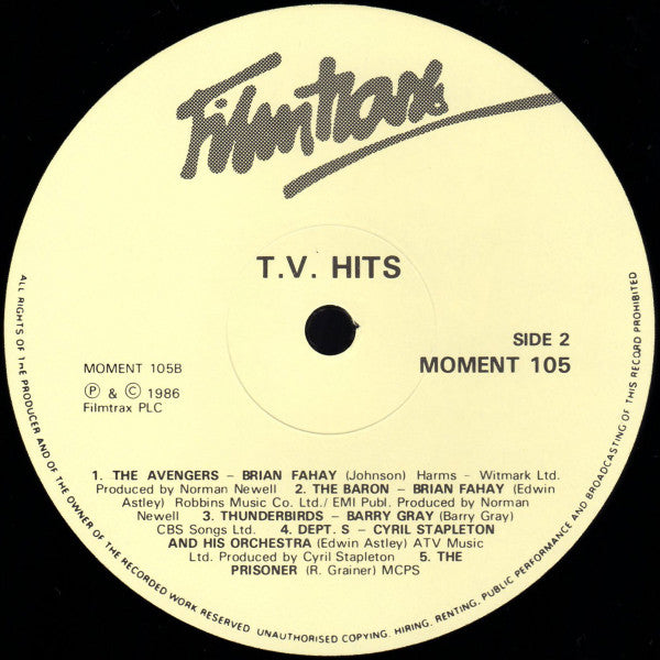 Various : Original TV Hits Of The Sixties (LP)