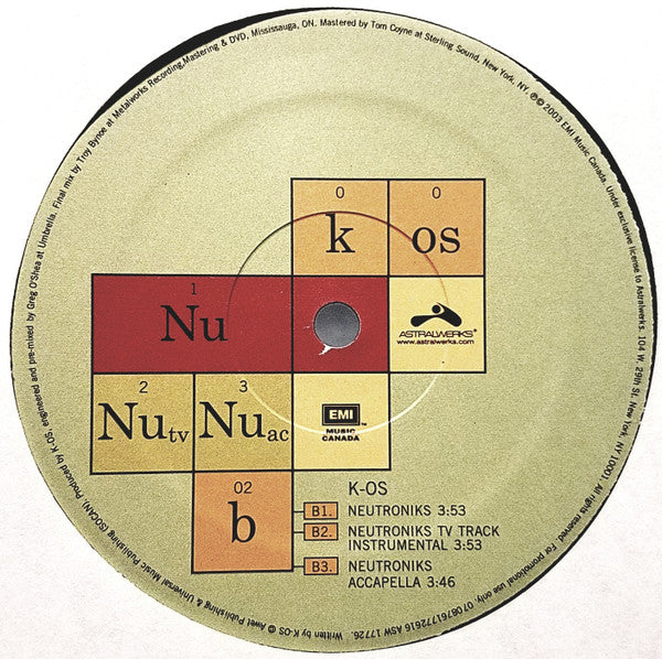 K-OS : Superstarr / Freeze (12", Promo)