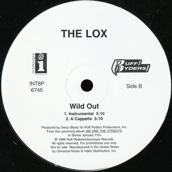 The Lox : Wild Out (12", Promo)