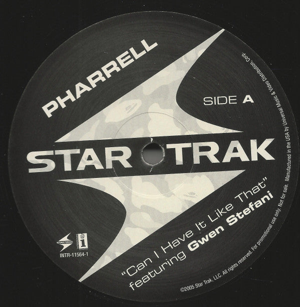 Pharrell Williams : Can I Have It Like That (12", Promo)