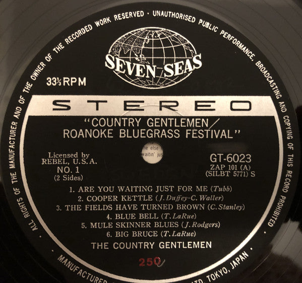 The Country Gentlemen : Roanoke Bluegrass Festival (LP, Album)