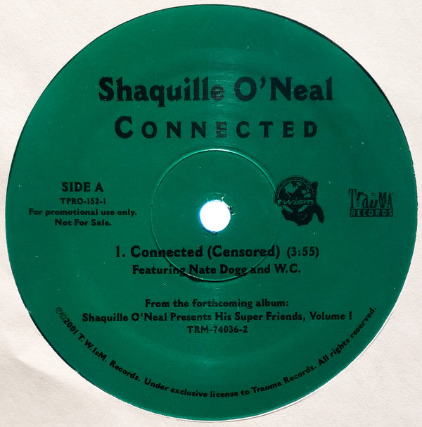 Shaquille O'Neal : Connected (12", Promo)