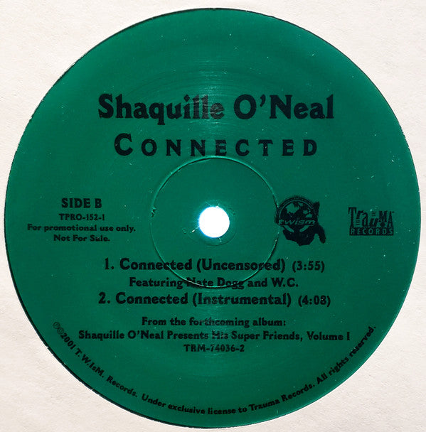 Shaquille O'Neal : Connected (12", Promo)