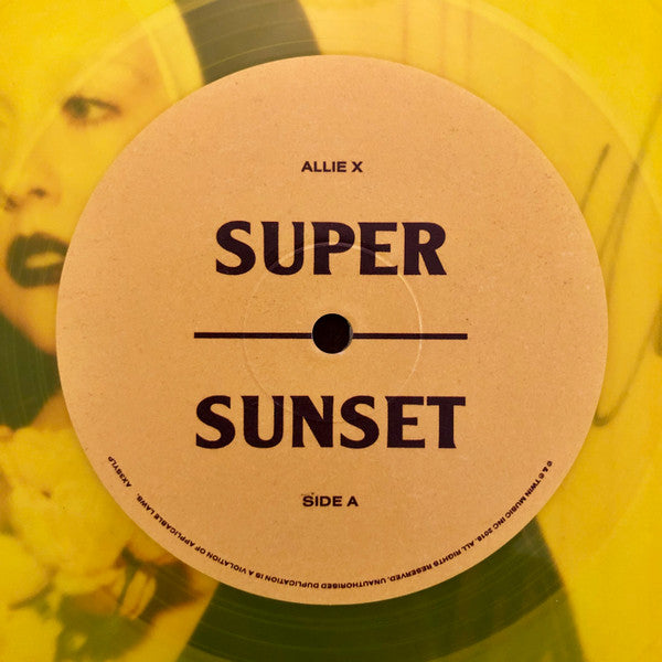 Allie X : Super Sunset (10", MiniAlbum, Yel)