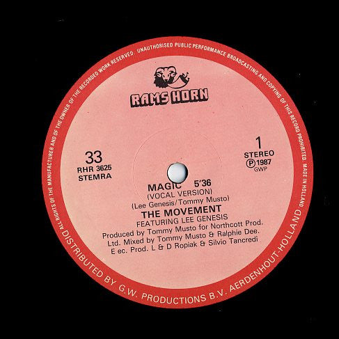 The Movement (7) Featuring Lee Genesis : Magic (12")